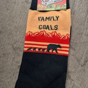 Stance Family Goals Casual Socks - Black and Orange